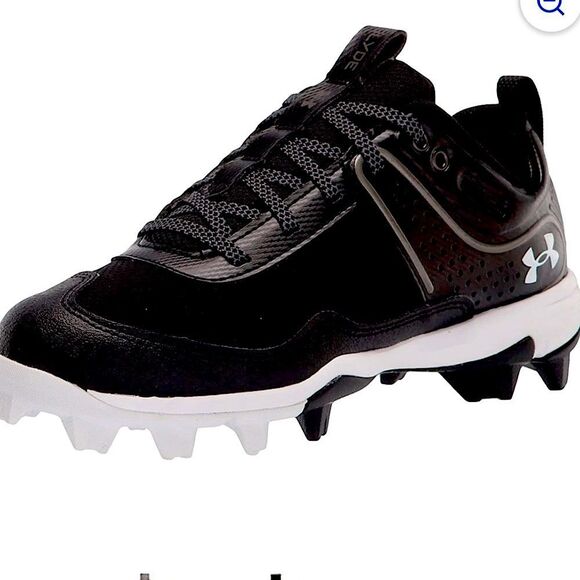 Under Armour Women’s Softball Cleats Size 7.5 or 8 Black | Sisterhood Series - Picture 1 of 14